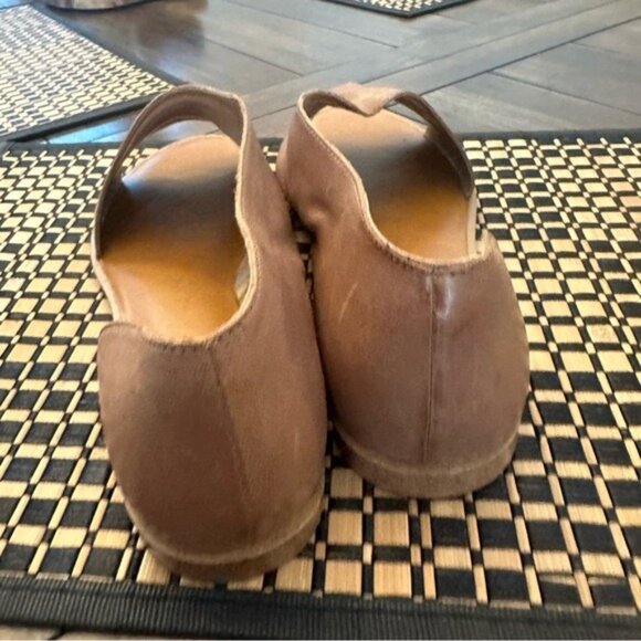 Cynthia Rowley Cosinn Brown Leather Open-Toe Flats Size 9.5 NWOT Women’s - Picture 6 of 12